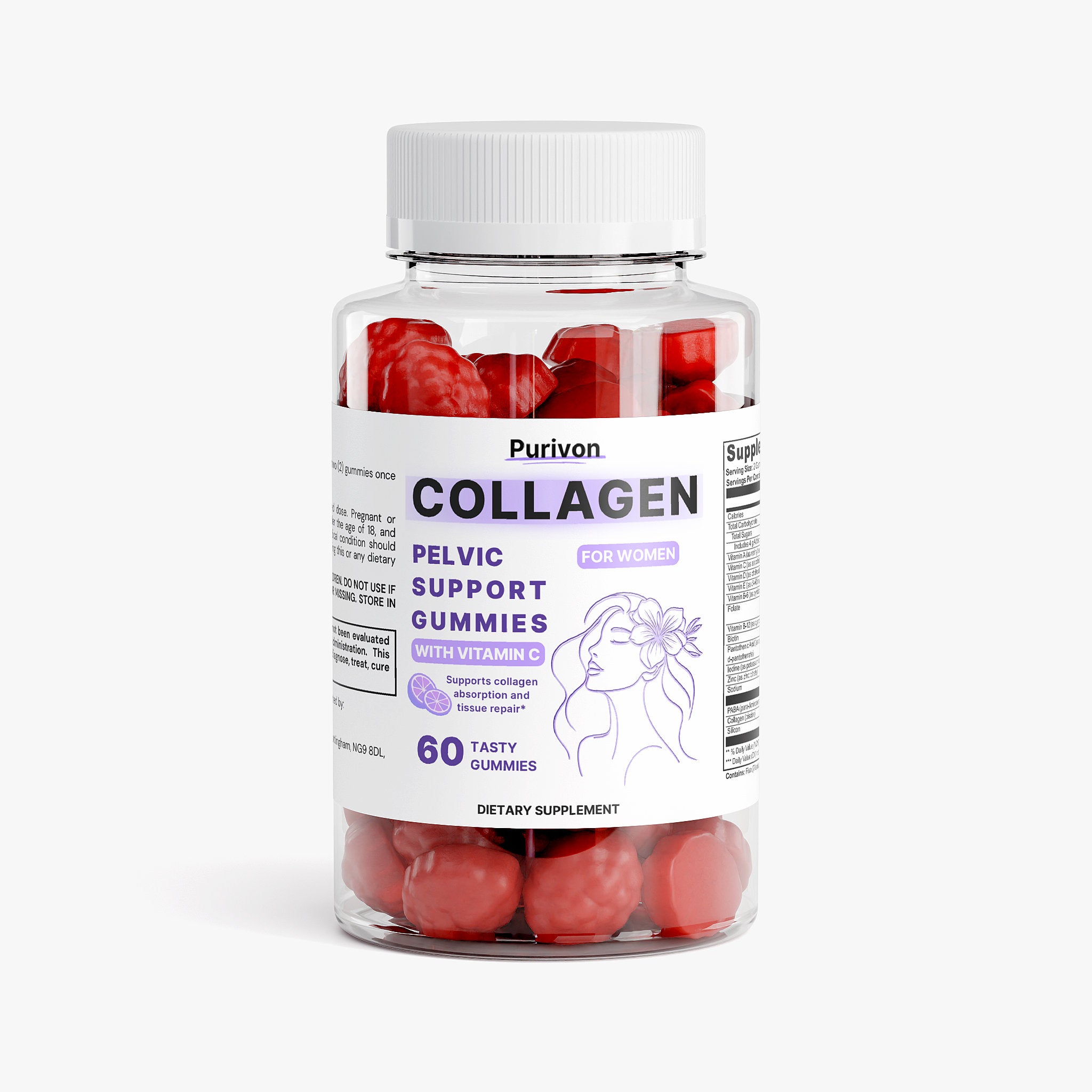 Pelvic Support Collagen Gummies - New