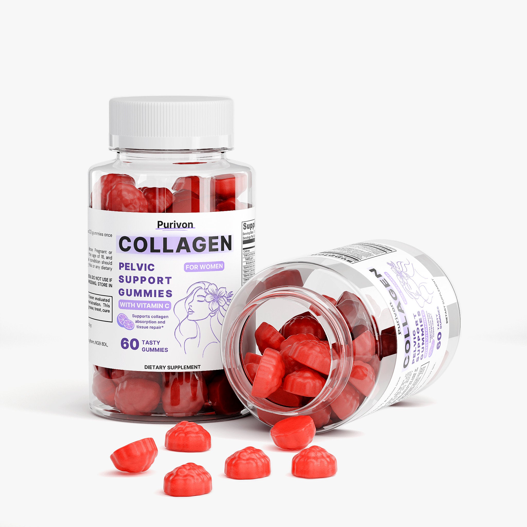 Pelvic Support Collagen Gummies - New