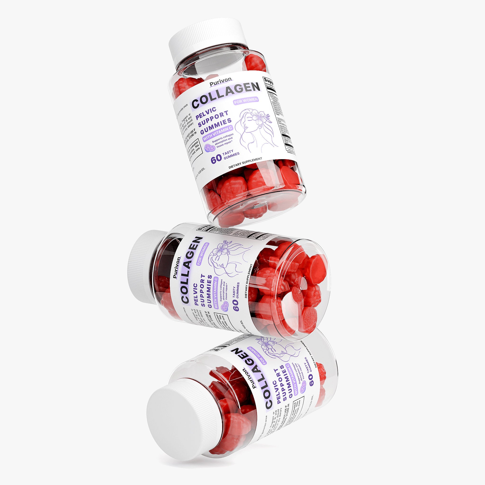 Pelvic Support Collagen Gummies - New